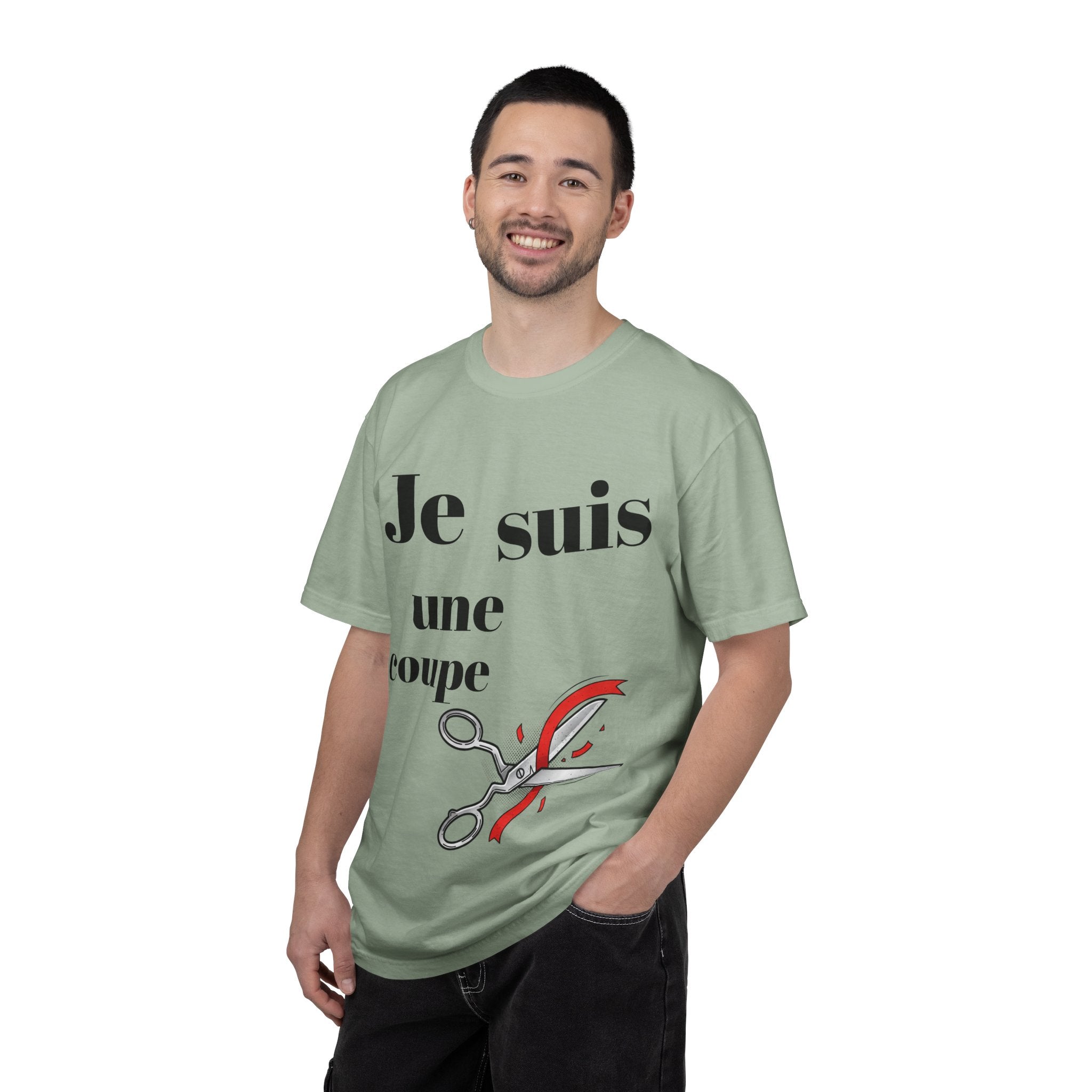 T-Shirt — Je suis une coupe (French Scissors Graphic)