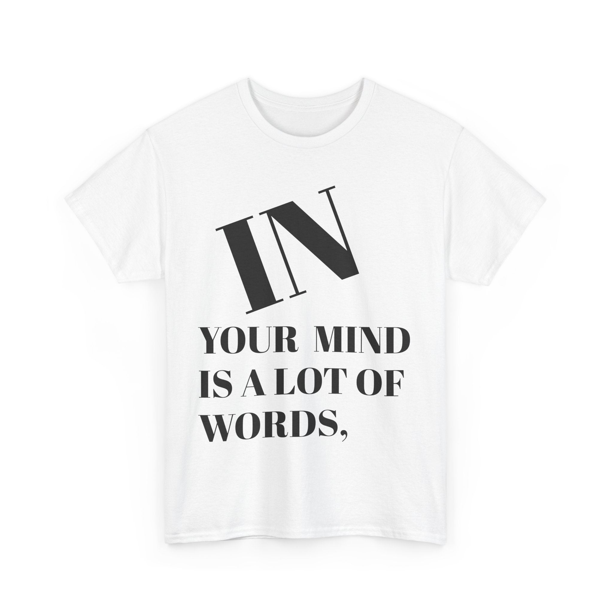 Heartfelt Unisex Heavy Cotton Tee | Inspirational Quote Shirt, Casual Wear, Perfect Gift for Friends, Love Themed Apparel, Everyday [...]