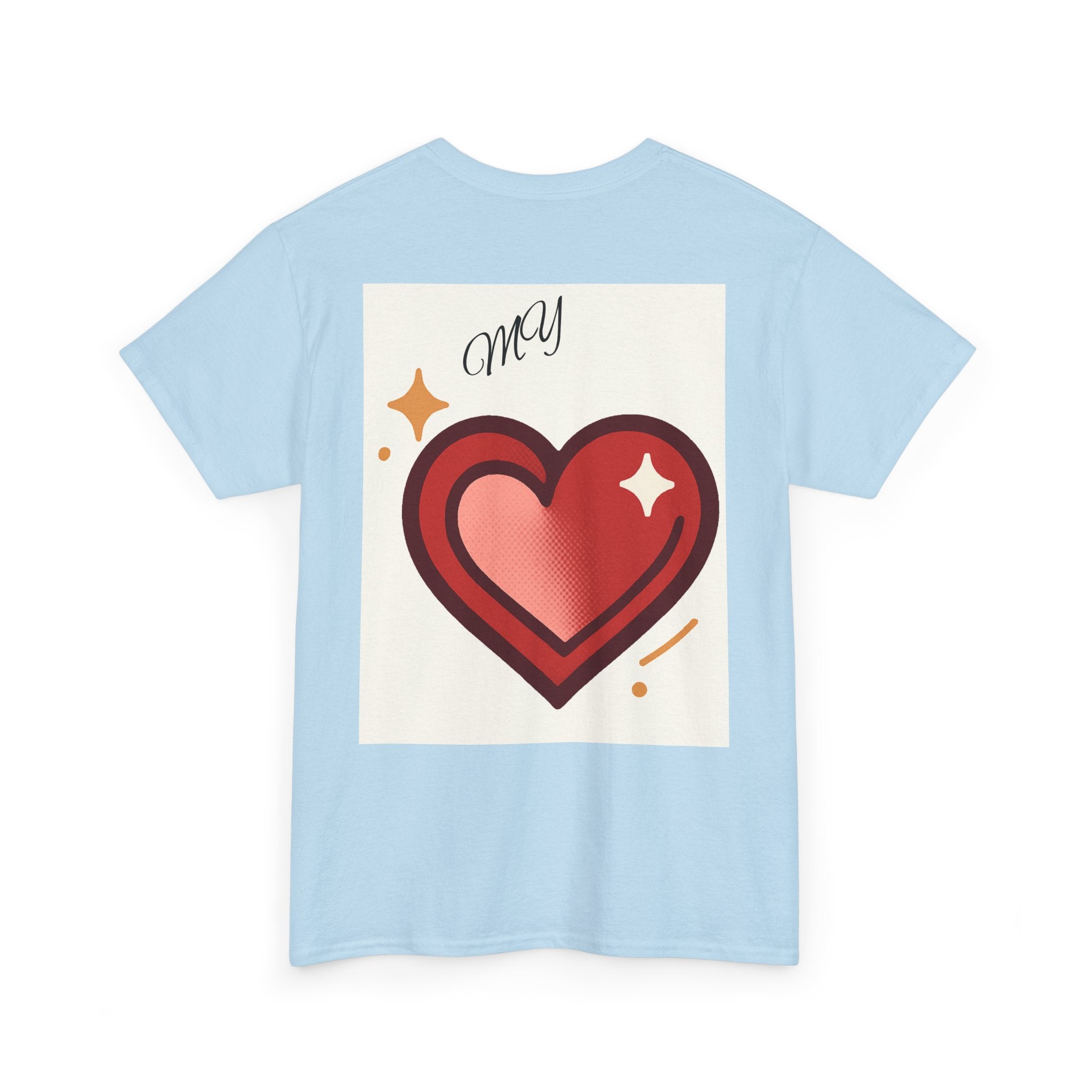 Heartfelt Unisex Heavy Cotton Tee | U R Always N, Gift for Loved Ones, Romantic Shirt, Valentine's Day, Casual Love Wear