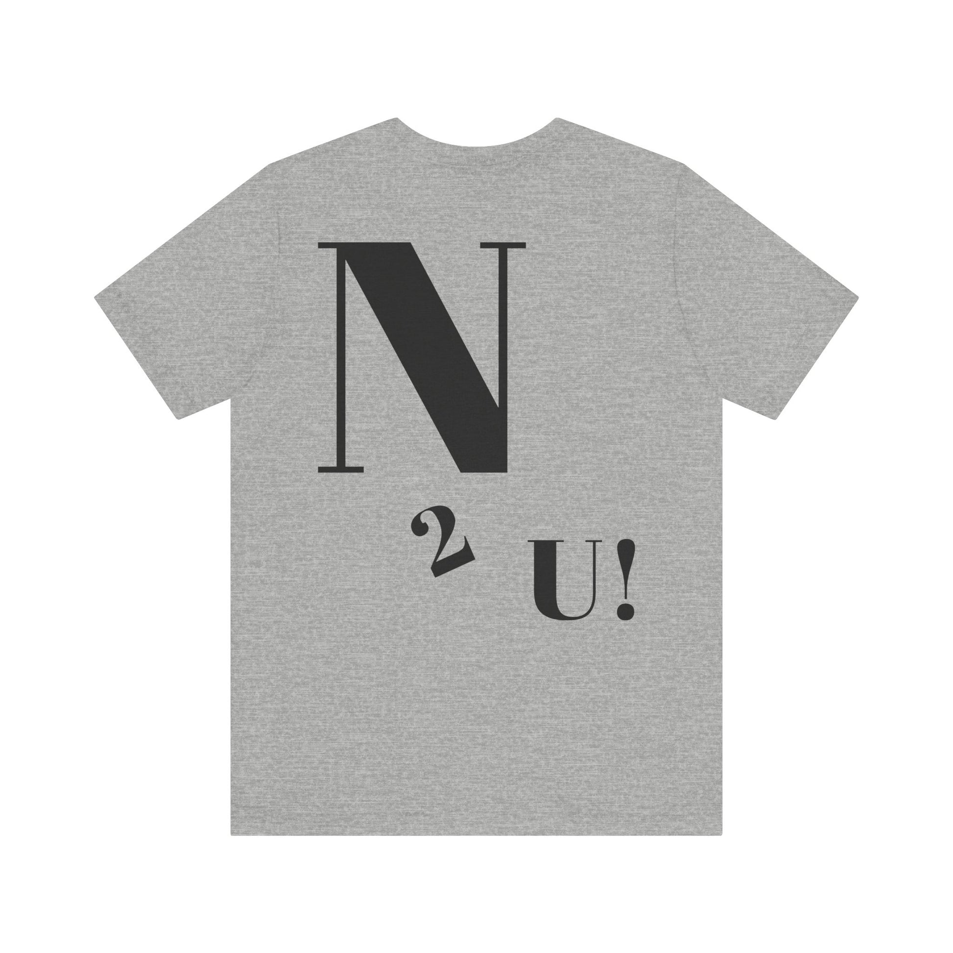 Eye-Catching Unisex Jersey Tee with Playful Text, Humor Shirt, Trendy Outfit, Gift for Friends, Everyday Casual Wear