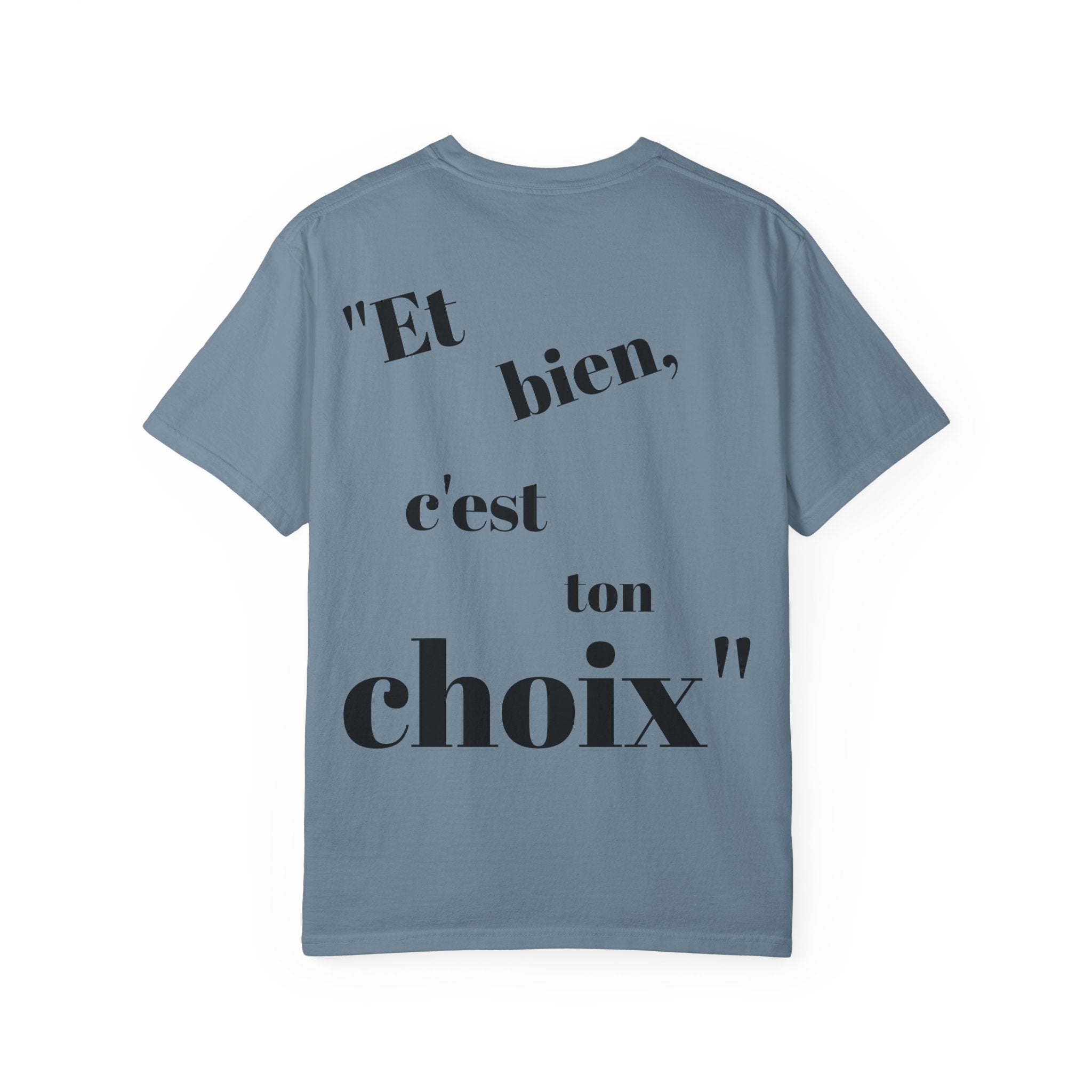 Quirky Statement Tee: 'Tu ne m'aimes pas parce que', Unisex Tee, Casual Gift, Trendy Fashion, Unique T-shirt, Everyday Wear